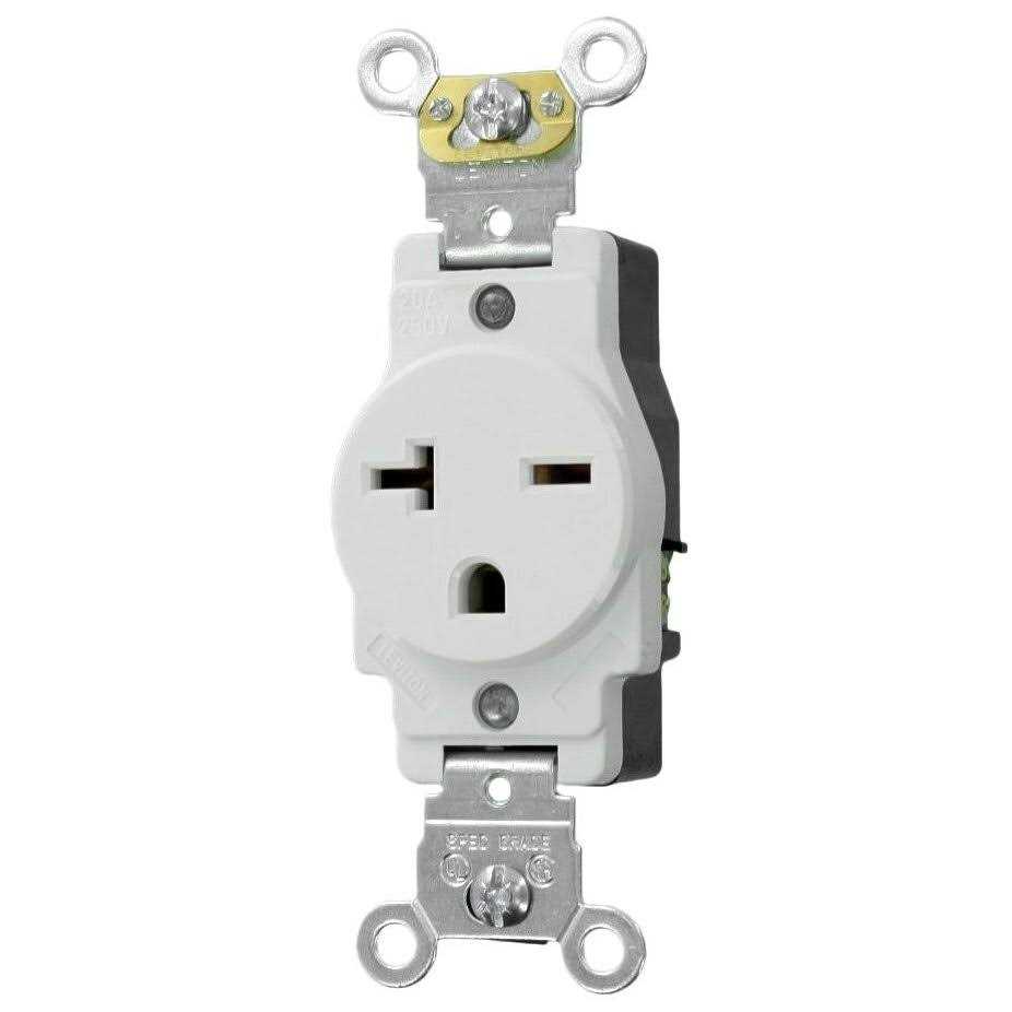 Leviton 5461 Industrial Grade Single Receptacle - Cheap Fitting