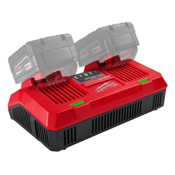 Milwaukee M18 18-Volt Lithium-Ion Dual Bay Rapid Battery Charger Battery Pack - Cheap Fitting