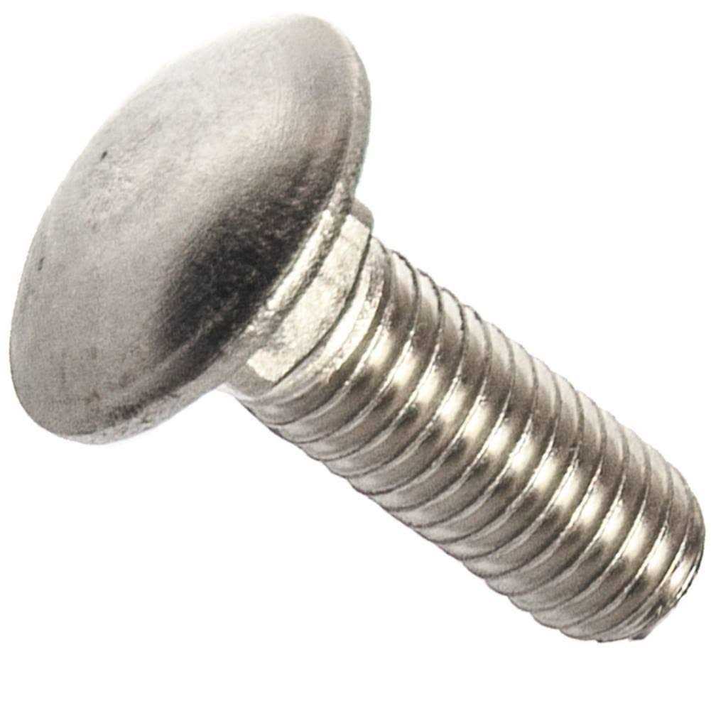 Fastenere.com Carriage Bolts Fully Threaded Stainless Steel 18-8 Qty - Cheap Fitting