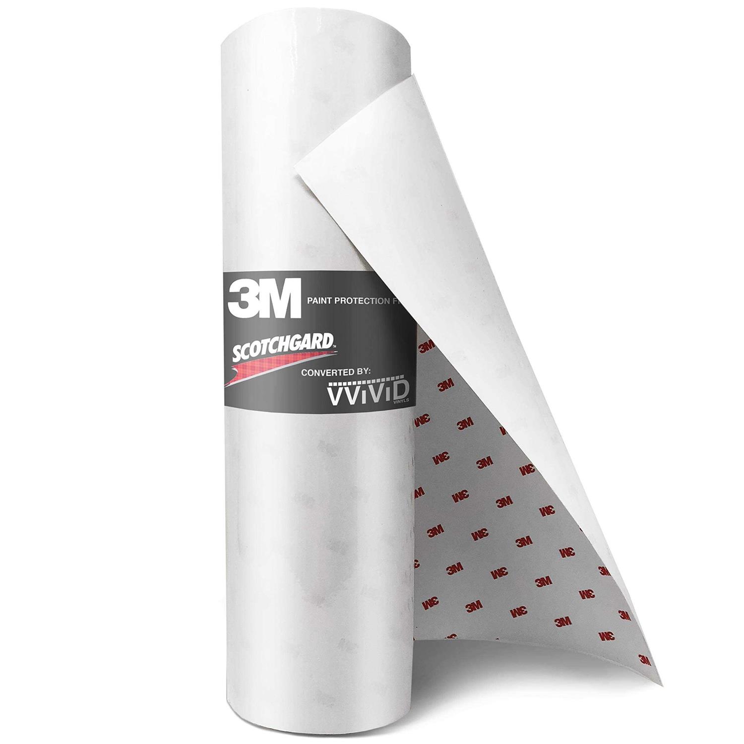 3M Clear Paint Protection Bulk Film Roll 6-by-25-inches - Cheap Fitting