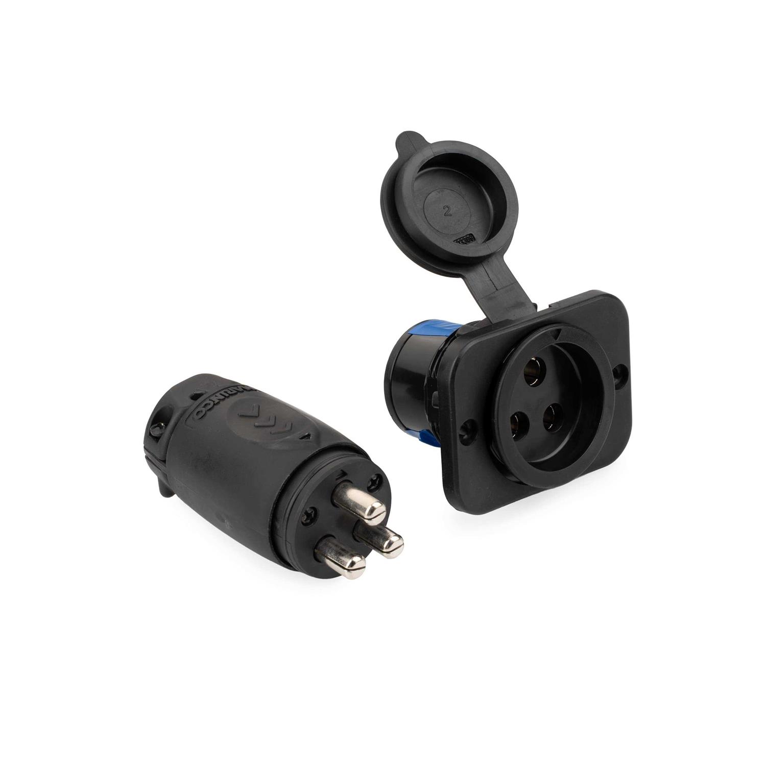 Marinco 70A Trolling Motor Plug Receptacle 12VCPS3 - Cheap Fitting