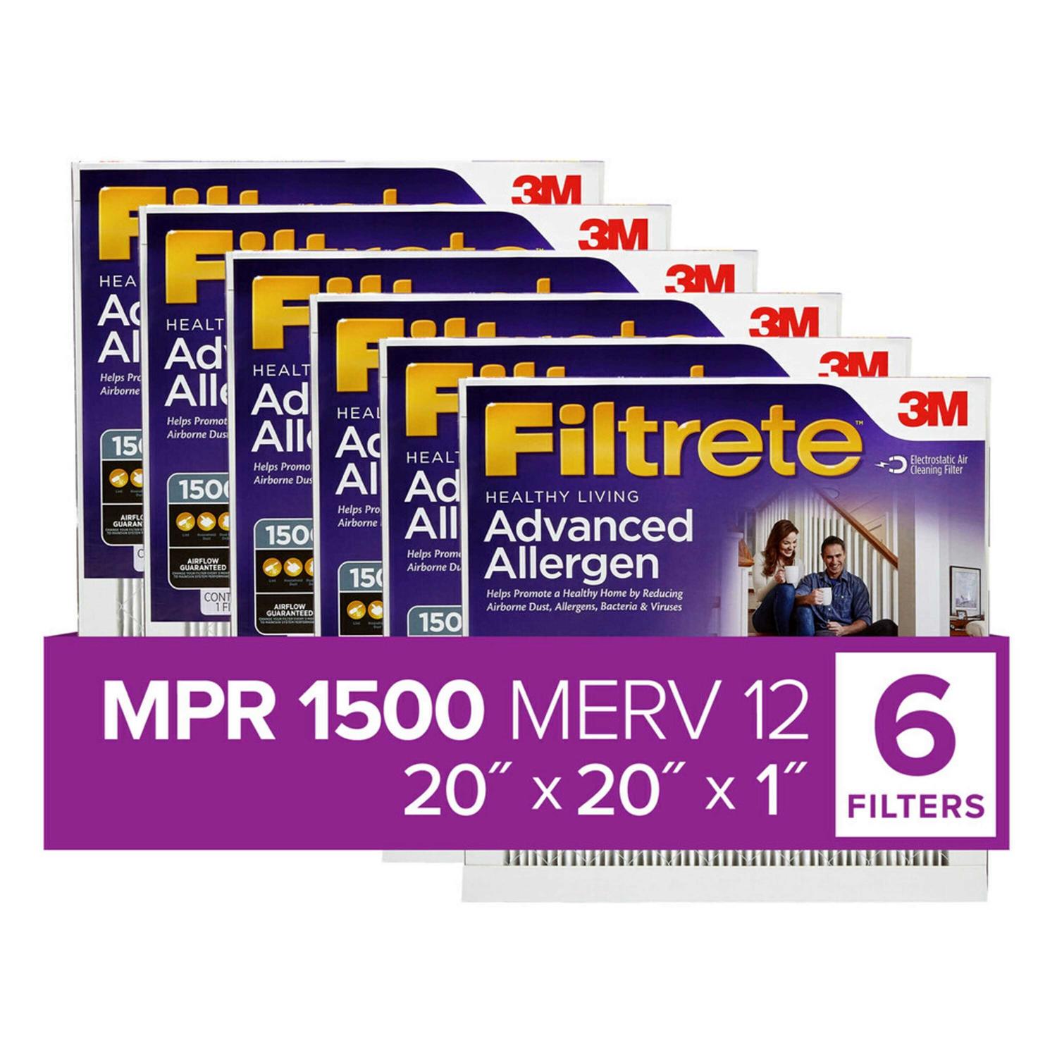 Filtrete Healthy Living Advanced Allergen Reduction HVAC Furnace Air Filter - Cheap Fitting