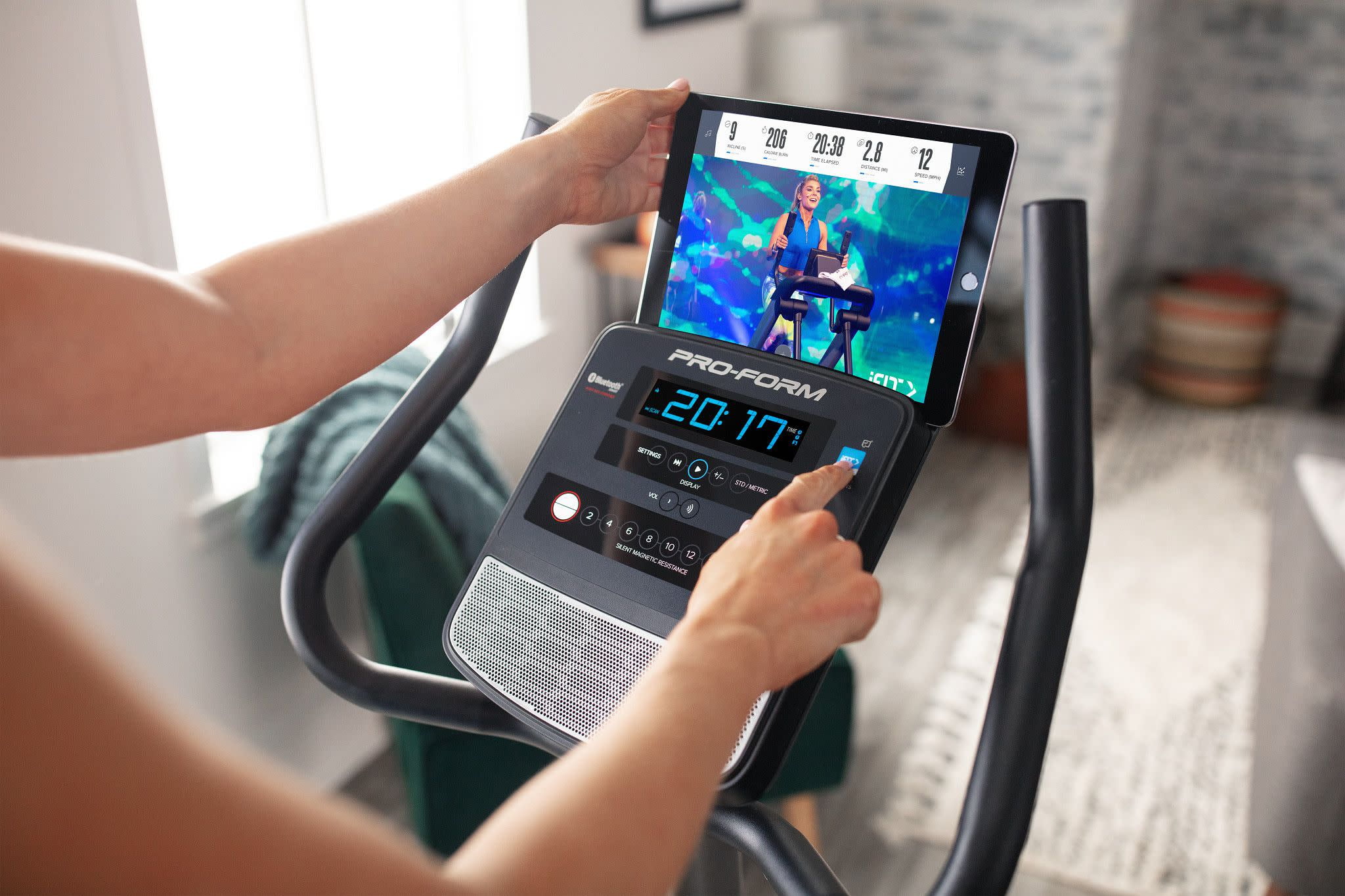 ProForm Cycle Trainer 300 Ci Upright Stationary Exercise Bike, Compatible with iFIT Personal Training - Cheap Fitting