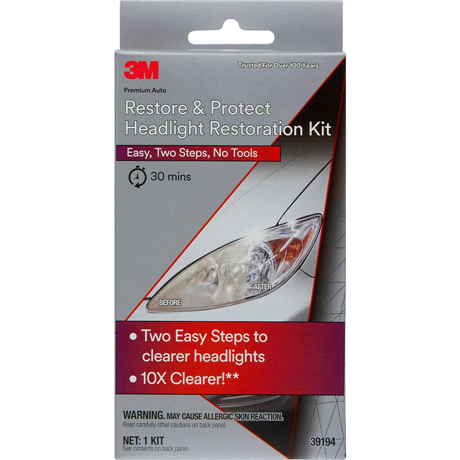 3M Restore & Protect Headlight Restoration Kit - Cheap Fitting