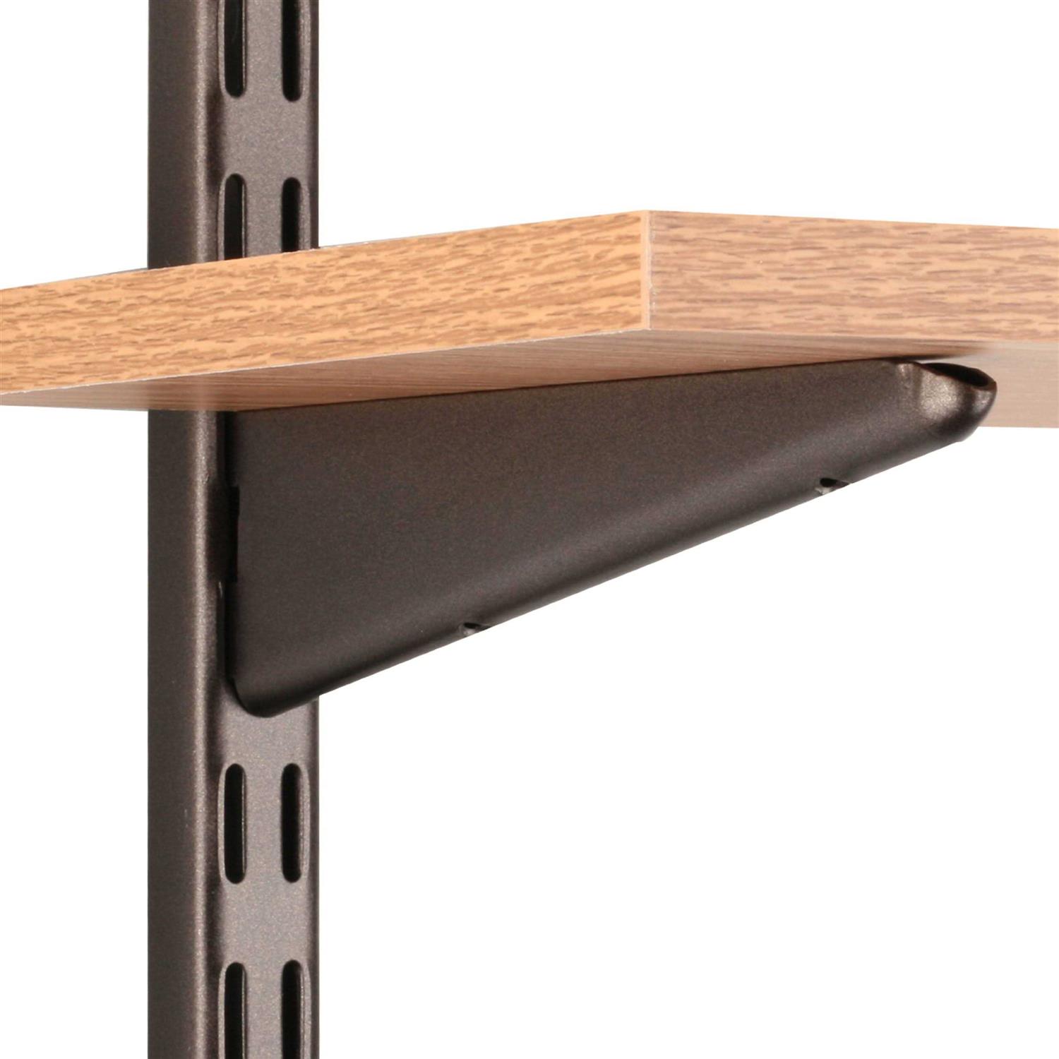 Knape & Vogt – John Sterling 0122-7BRZ Dual Track Wood Shelf Bracket - Cheap Fitting