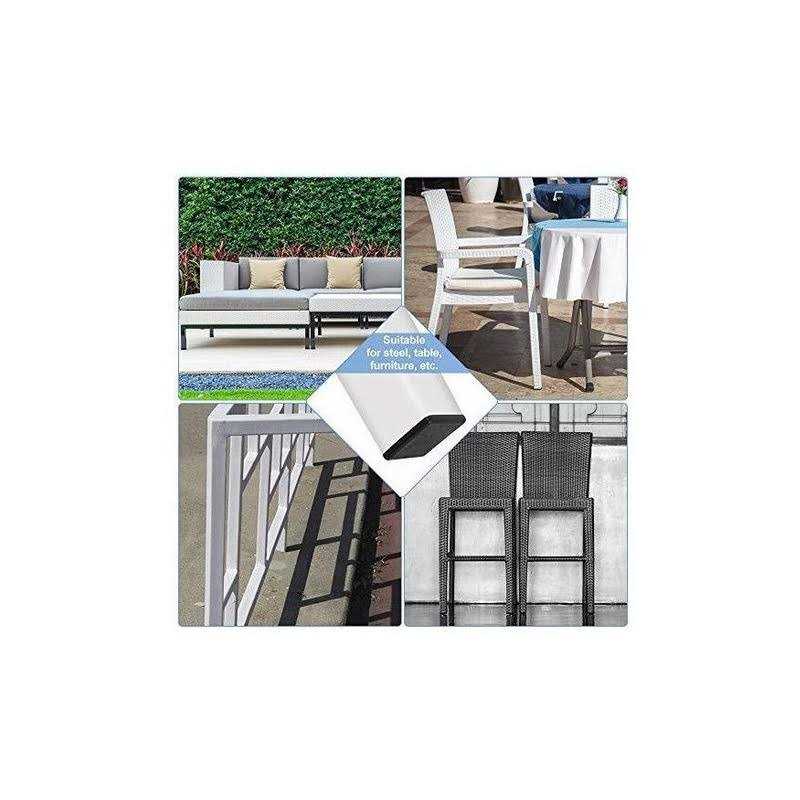 8 Pack 2 Inch Square Plastic Plugs,Hydanle Insert End Caps for Square Tubing Post - Cheap Fitting