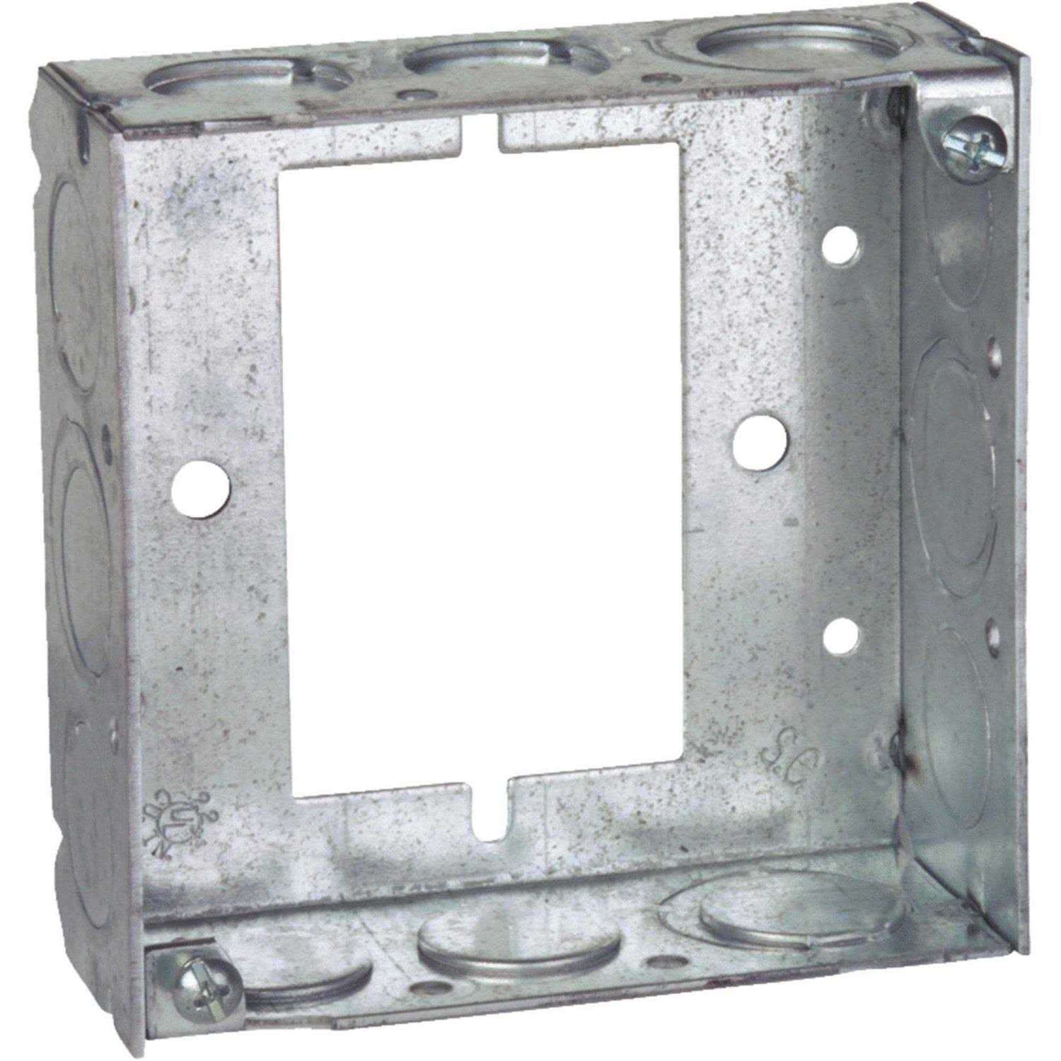 Steel City 531511234UB Pre-Galvanized Steel Square Box Extension Ring - Cheap Fitting