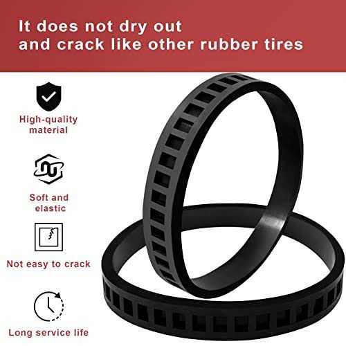 showingo 2 PACK 45-69-0030 Blade Pulley Tires Compact Band Saw Replacement For Milwaukee Bandsaw 2629-20 6242-6 2429-20 - Cheap Fitting