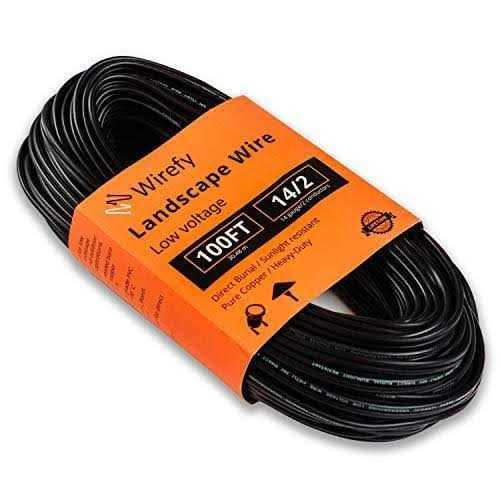 Wirefy Low Voltage Landscape Lighting Wire - Cheap Fitting