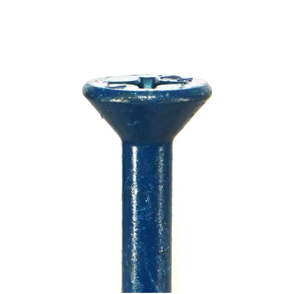 CONFAST 1/4 x Blue Flat Phillips Concrete Screw Anchor with Drill Bit for Anchoring to Masonry, Block or Brick	CONFAST 1/4 x Blue Flat Phillips Concrete Screw Anchor with Drill Bit for Anchoring to Masonry, Block or Brick - Cheap Fitting