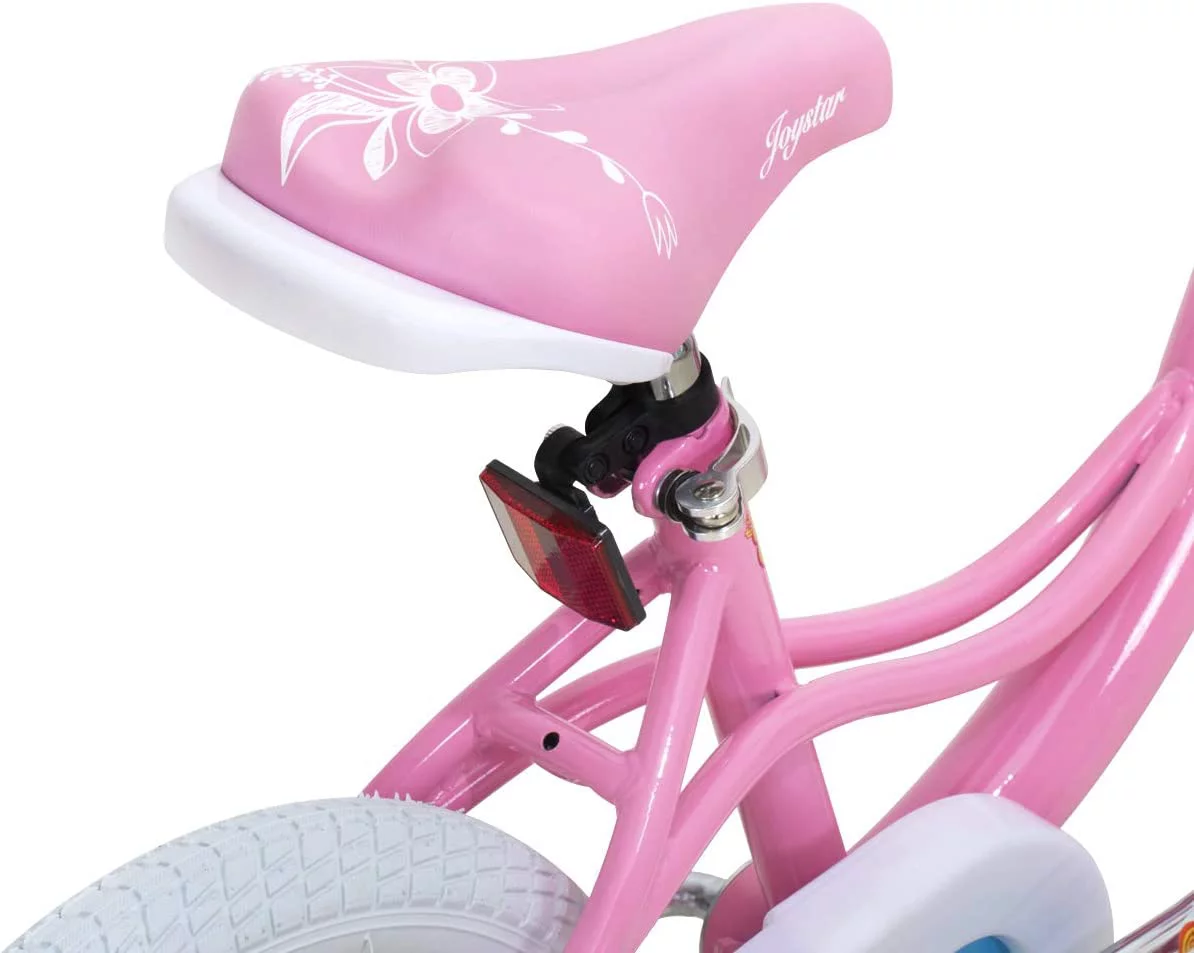 JOYSTAR Fairy Girls Bike for Toddlers and Kids Ages 5-9 Years Old Kids, 18 inch Wheels .Training Wheels Included,Pink - Cheap Fitting