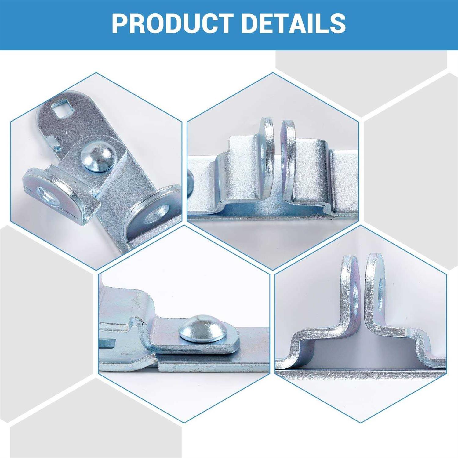 UASAM Cargo Trailer Door hasp Bar Lock Handle Keeper Padlock Race Enclosed car Hauler - Cheap Fitting