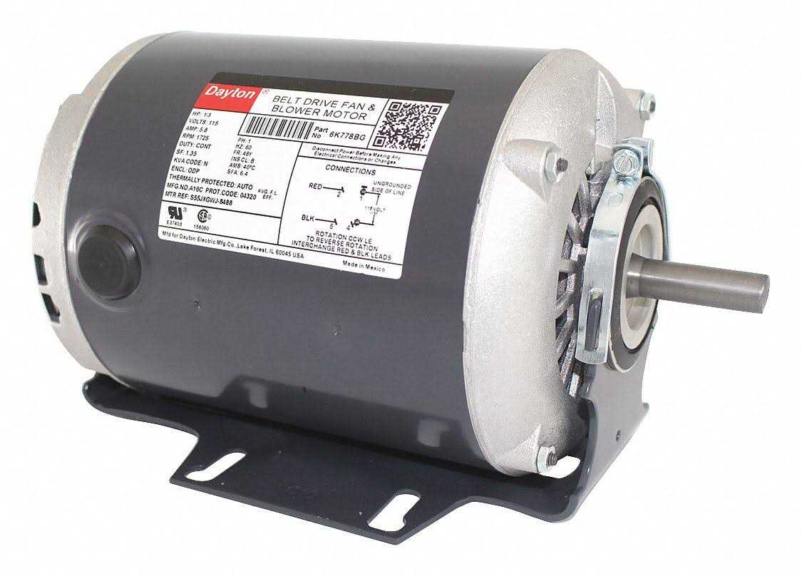Dayton 6k778 Motor 1/3 Hp - Cheap Fitting