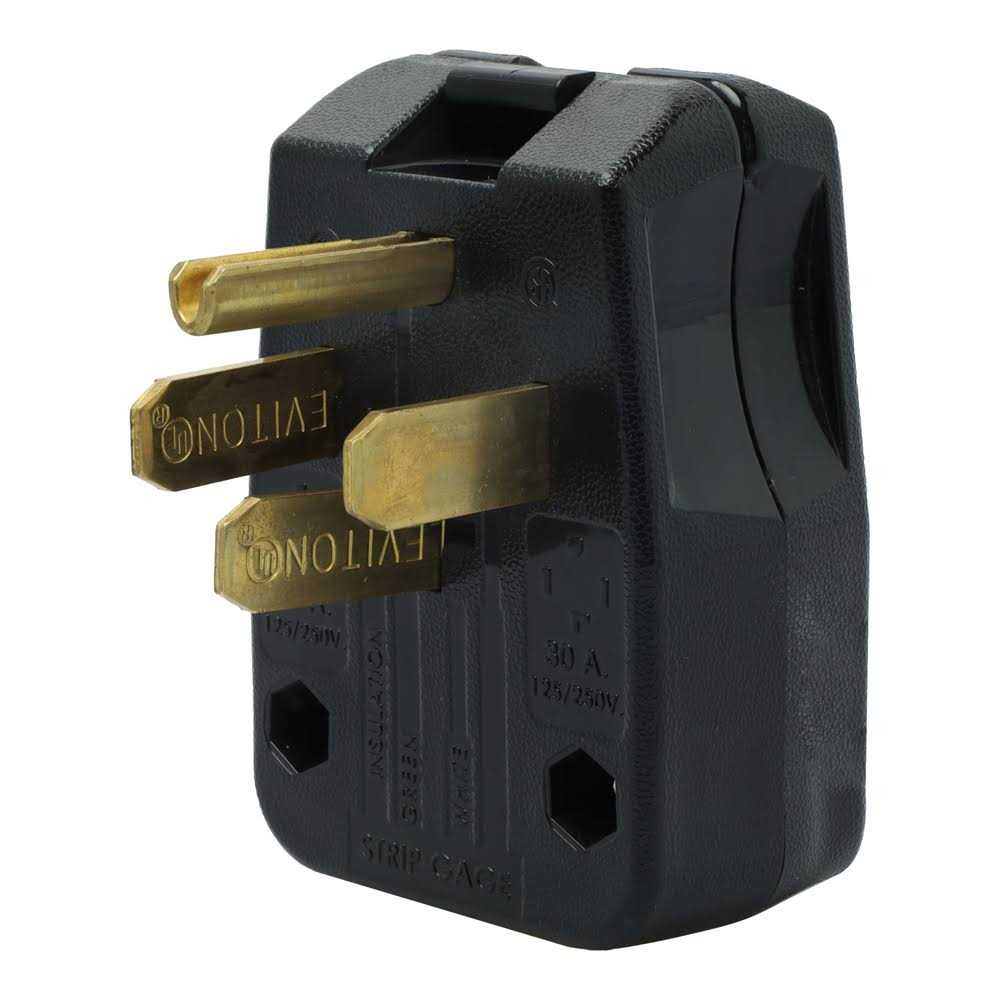 Leviton Straight Blade Angle Plug 275-E - Cheap Fitting
