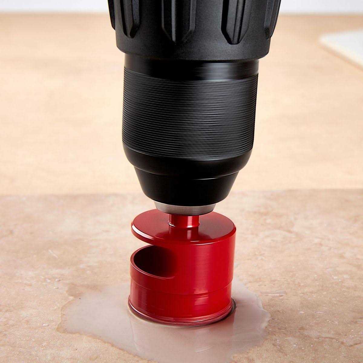 Bauer 1-3/8 in. Diamond Grit Hole Saw - Cheap Fitting