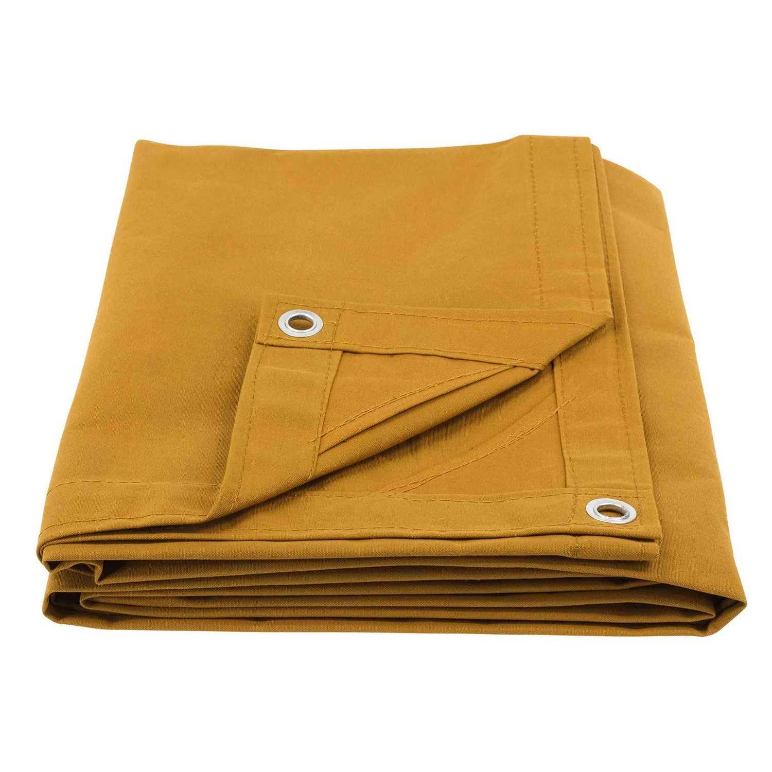 Mytee Products Canvas Tarp 12oz Heavy Duty Water Resistant - Cheap Fitting