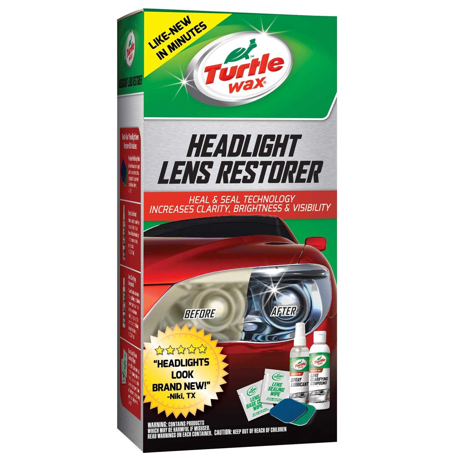 Turtle Wax Headlight Lens Restorer Kit - Cheap Fitting
