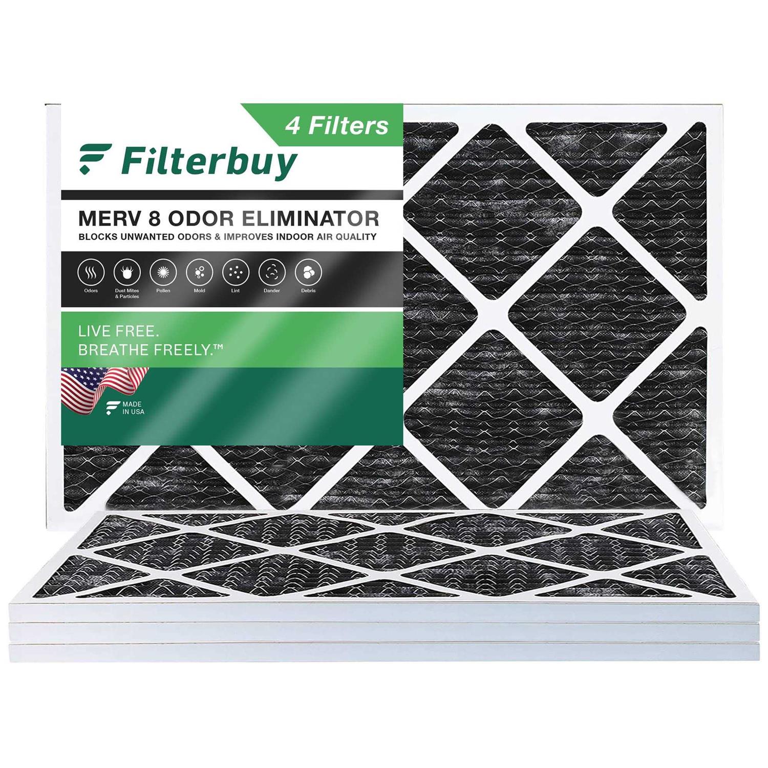 Filterbuy 12x24x1 Air Filter MERV 8 Odor Eliminator - Cheap Fitting