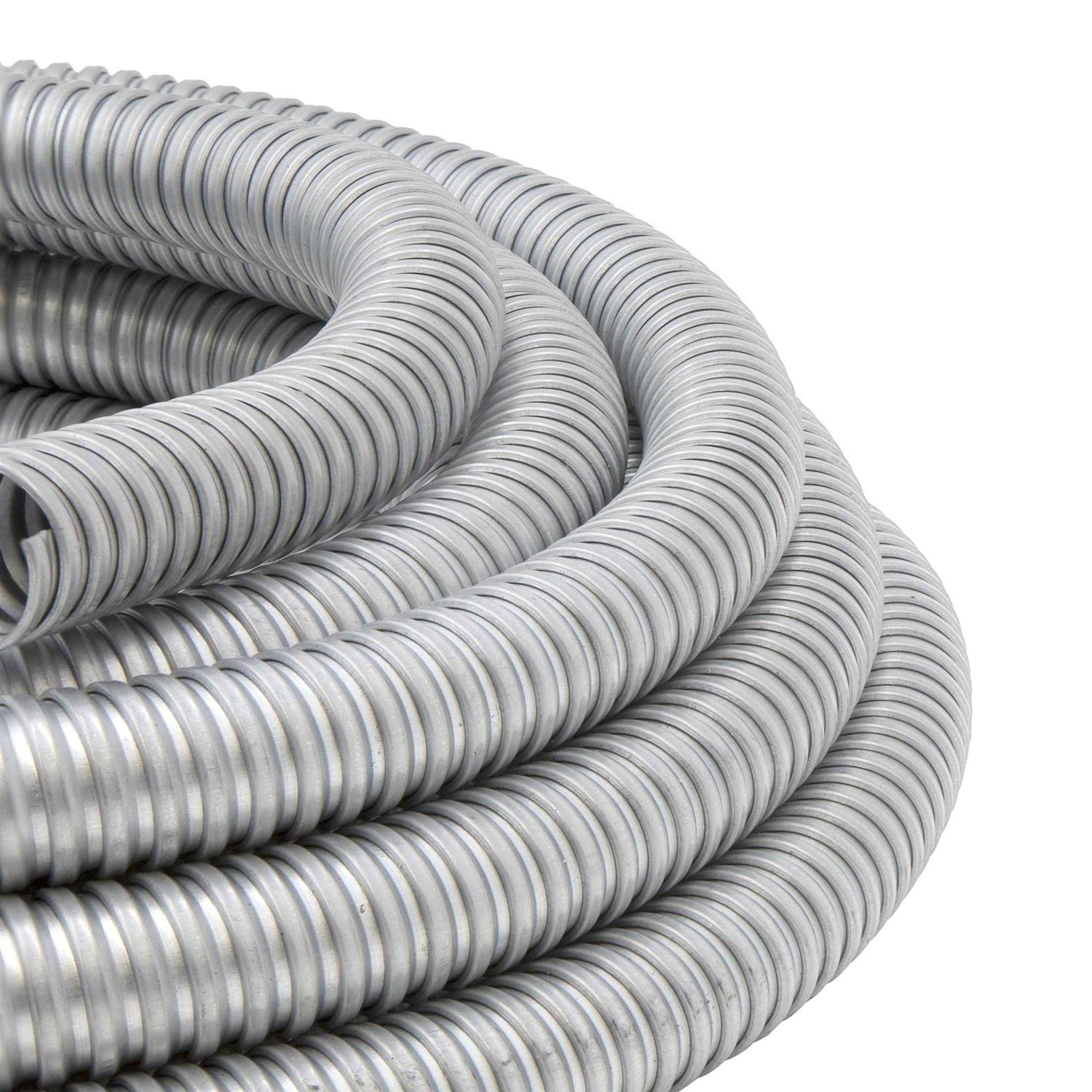 Maxxima 25 ft. Galvanized Steel Flexible Conduit - Cheap Fitting