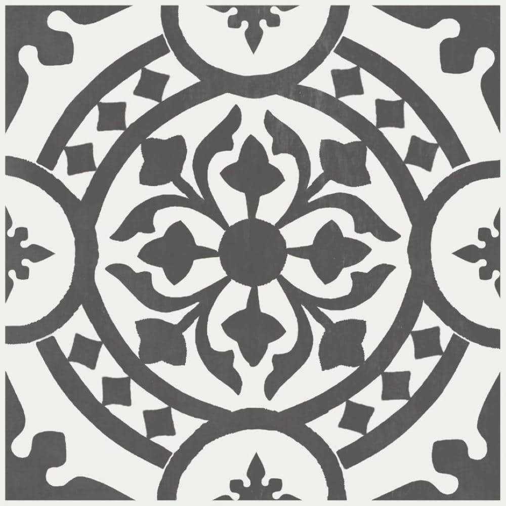 Armstrong Flooring Universal Black and White 2 MIL x 12 in. W x 12 in. L Peel and Stick Water Resistant Vinyl Tile Flooring - Cheap Fitting