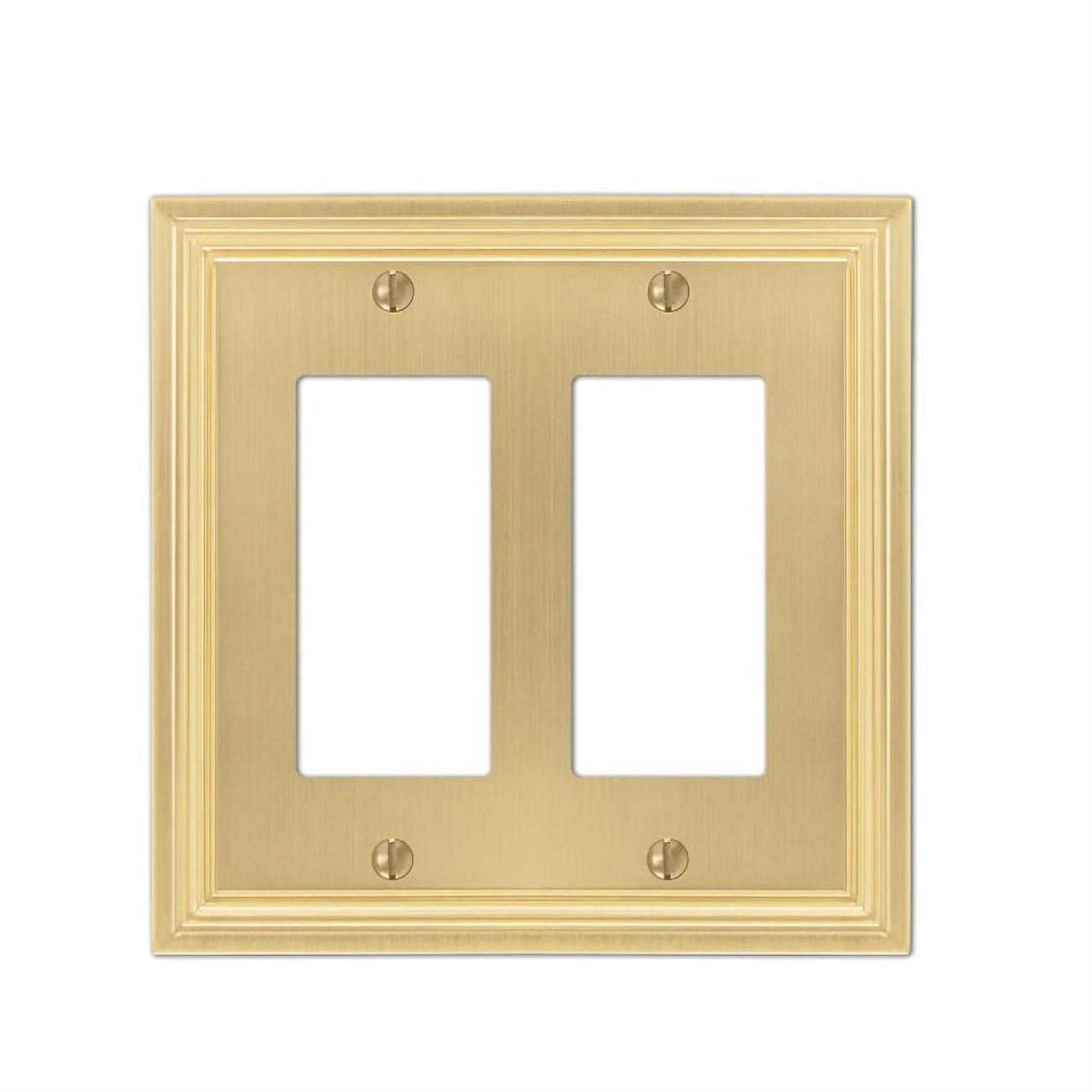 Amerelle 98rrsb Daltry Wallplate 2 Rocker - Cheap Fitting