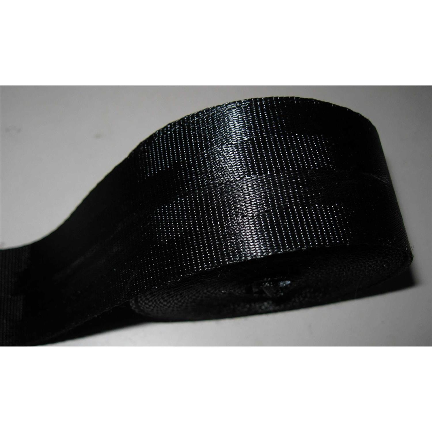 Mtp 2 5cm x Seat-Belt Black Polyester Webbing Strap - Cheap Fitting