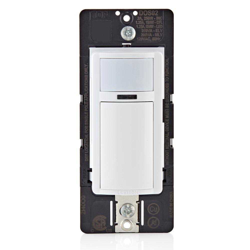 Leviton DOS02-LW Decora Occupancy Motion Sensor Light Switch - Cheap Fitting