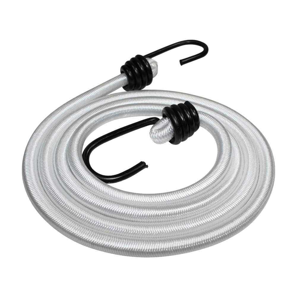 Sgt Knots Bungee Cord with Hooks Marine Grade Shock Cord with 2 Hooks - Cheap Fitting
