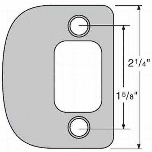 Kwikset 85303 Radius Corner Deadbolt Full Lip Strike - Cheap Fitting