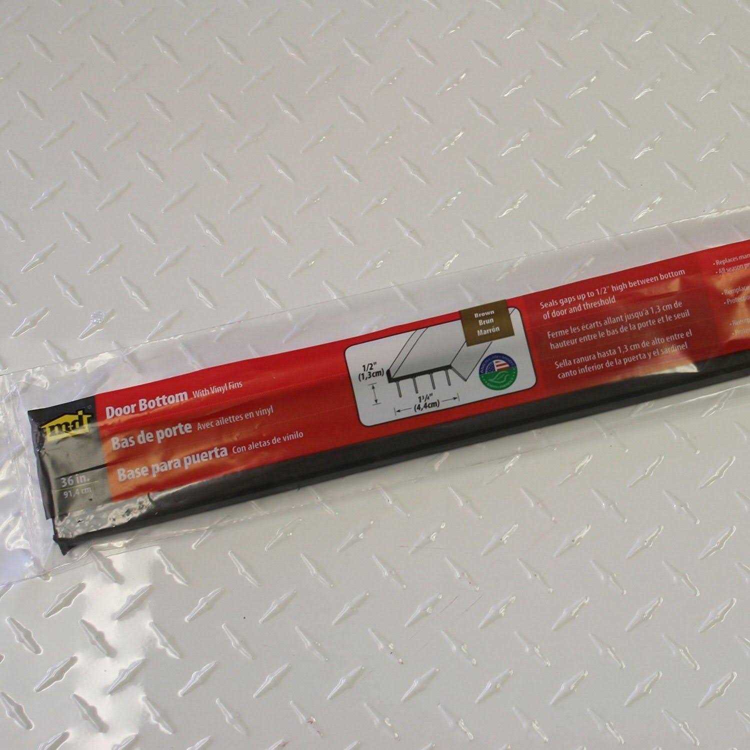 M-D Brown Vinyl Door Bottom 36 in. L - Cheap Fitting