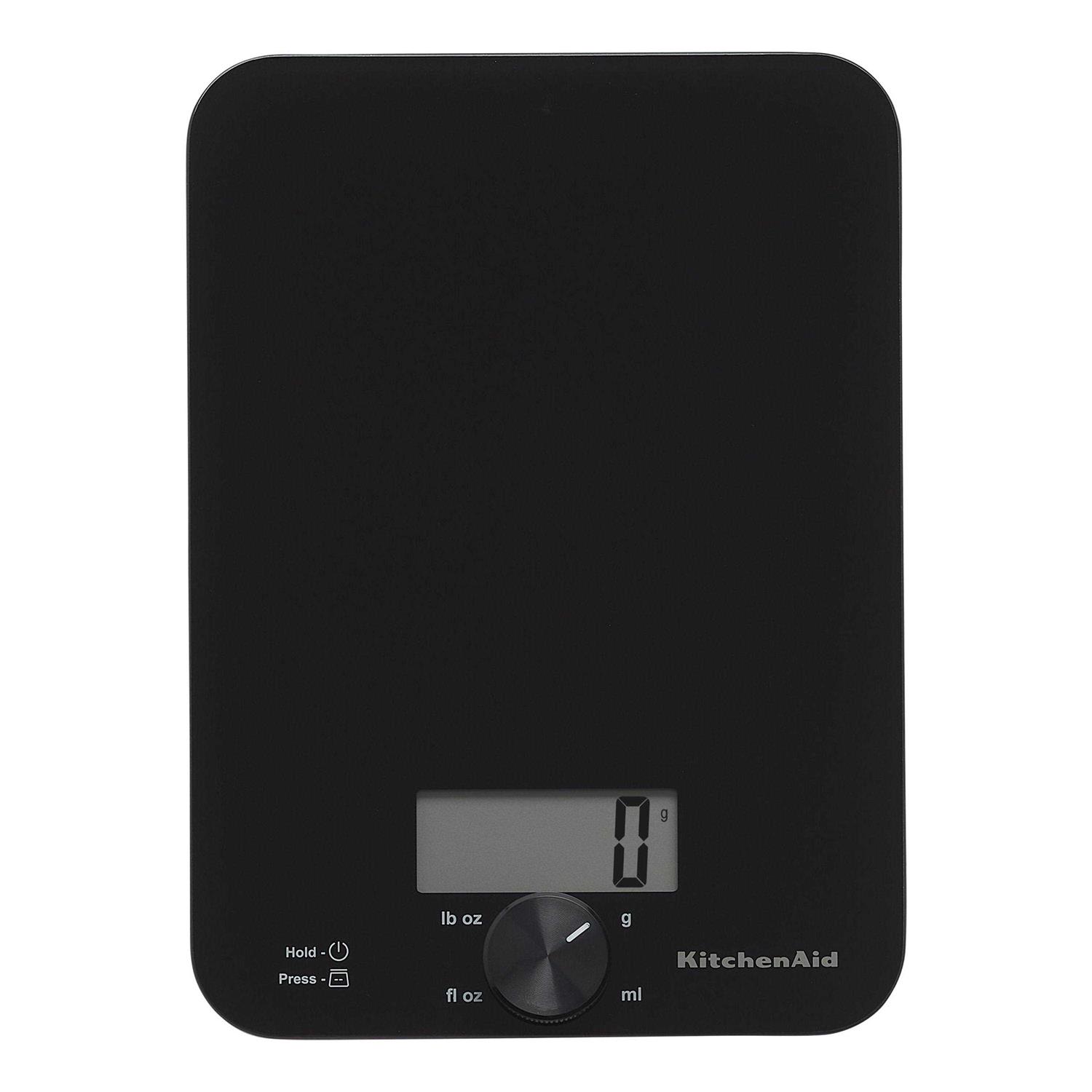 Kitchenaid Measures Liquid and Dry Ingredients Digital Glass Top Kitchen & Food Scale - Cheap Fitting