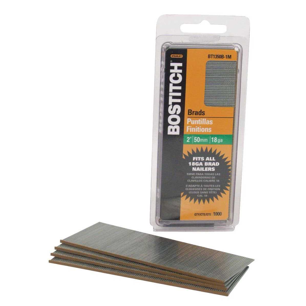 Bostitch 18 Gauge Brad Nails BT1350B-1M - Cheap Fitting