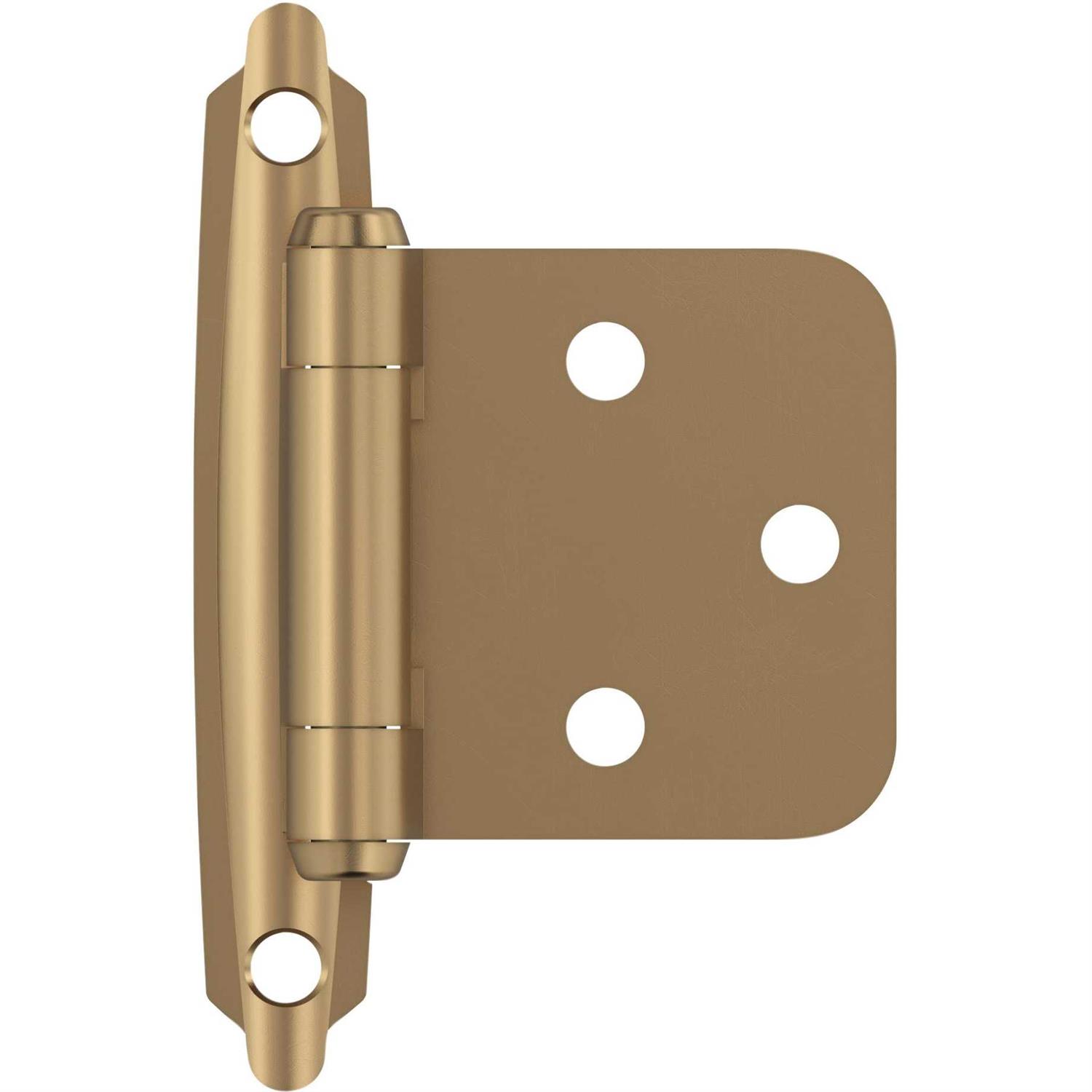Amerock Self Closing Face Mount Variable Overlay Cabinet Hinge BPR3429CZ - Cheap Fitting