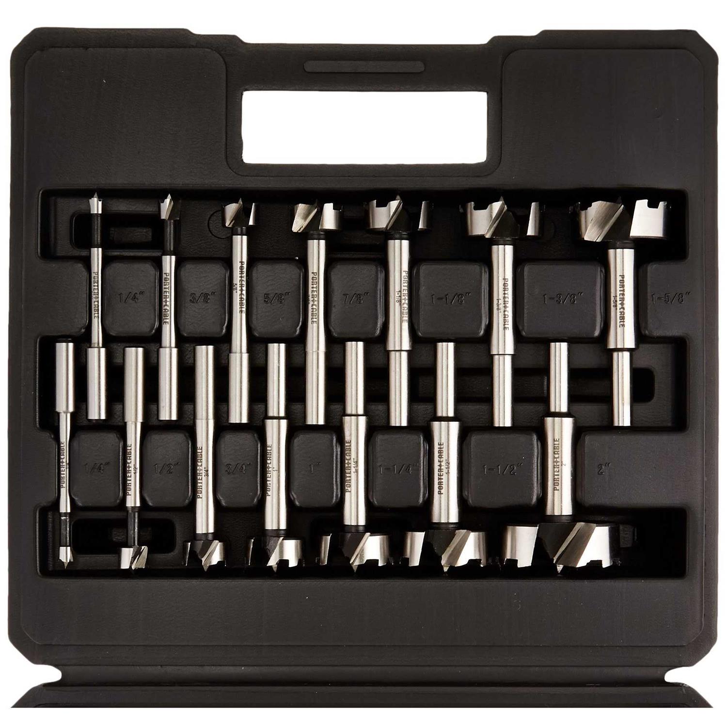 Porter-Cable PC1014 14-Piece Forstner Drill Bit Set - Cheap Fitting