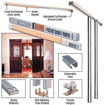 Johnson Hardware 153068pf Universal Pocket Door Frame - Cheap Fitting