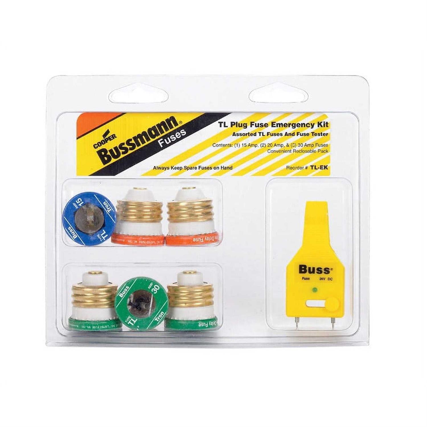 Bussmann TL Plug Fuse Emergency Kit - Cheap Fitting