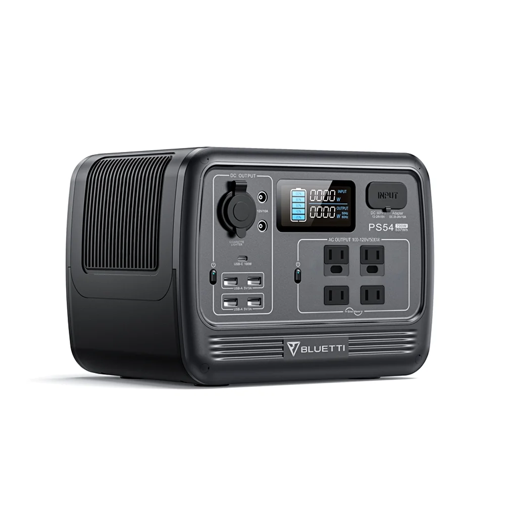 BLUETTI PS54 700W Solar Generator, 537Wh LiFePO4 Power Station, Portable Solar Generator for Home Backup, Off-Grid Living, Best Camping Power Station - Cheap Fitting