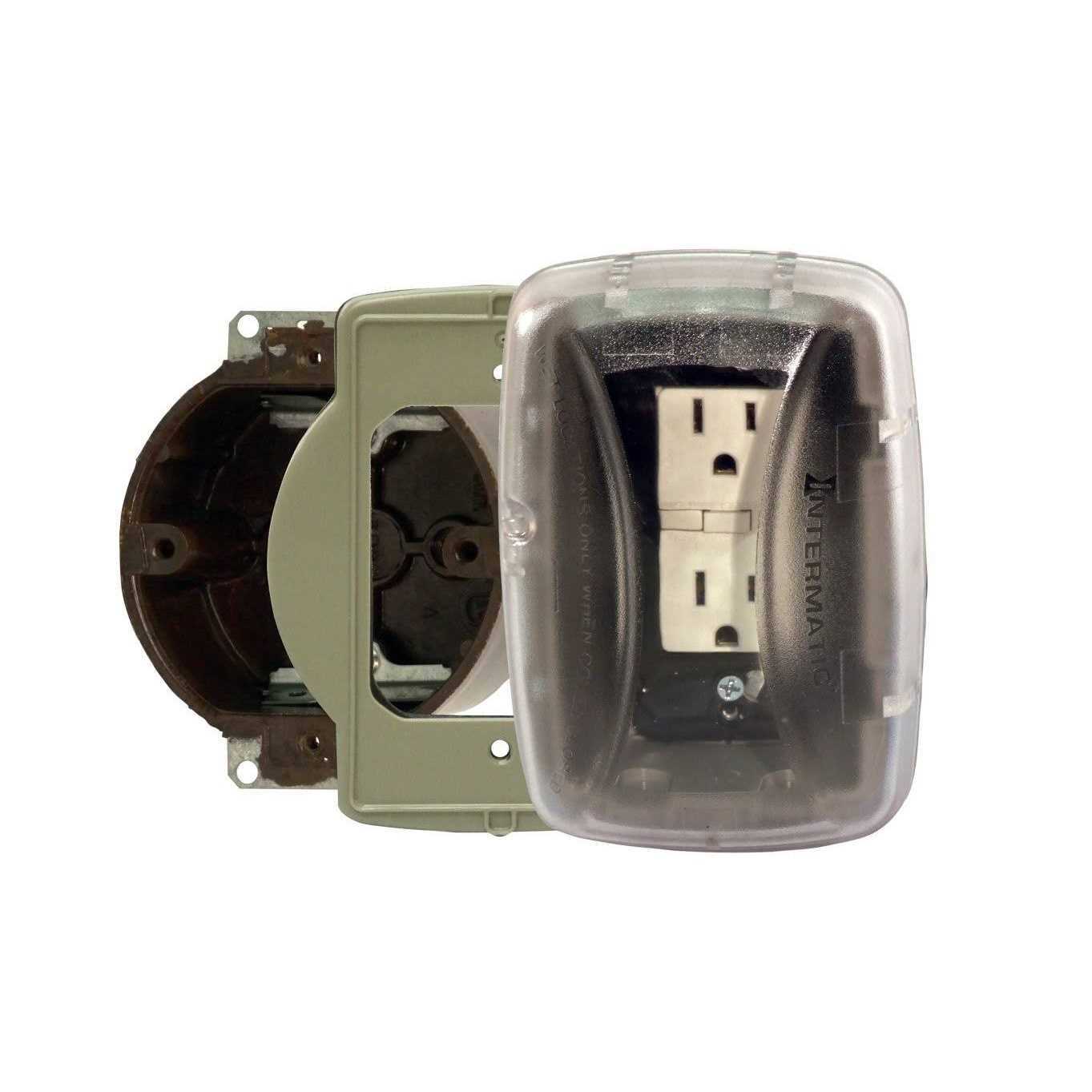 Intermatic WP3103C Plastic In-Use Weatherproof Cover Single-Gang - Cheap Fitting