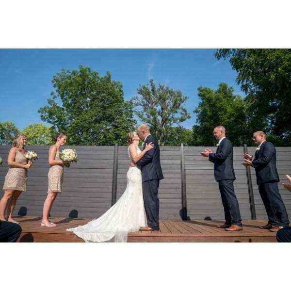 6-ft H x 1-1/2-in W Black Aluminum Privacy Fence Channel Kit - Cheap Fitting