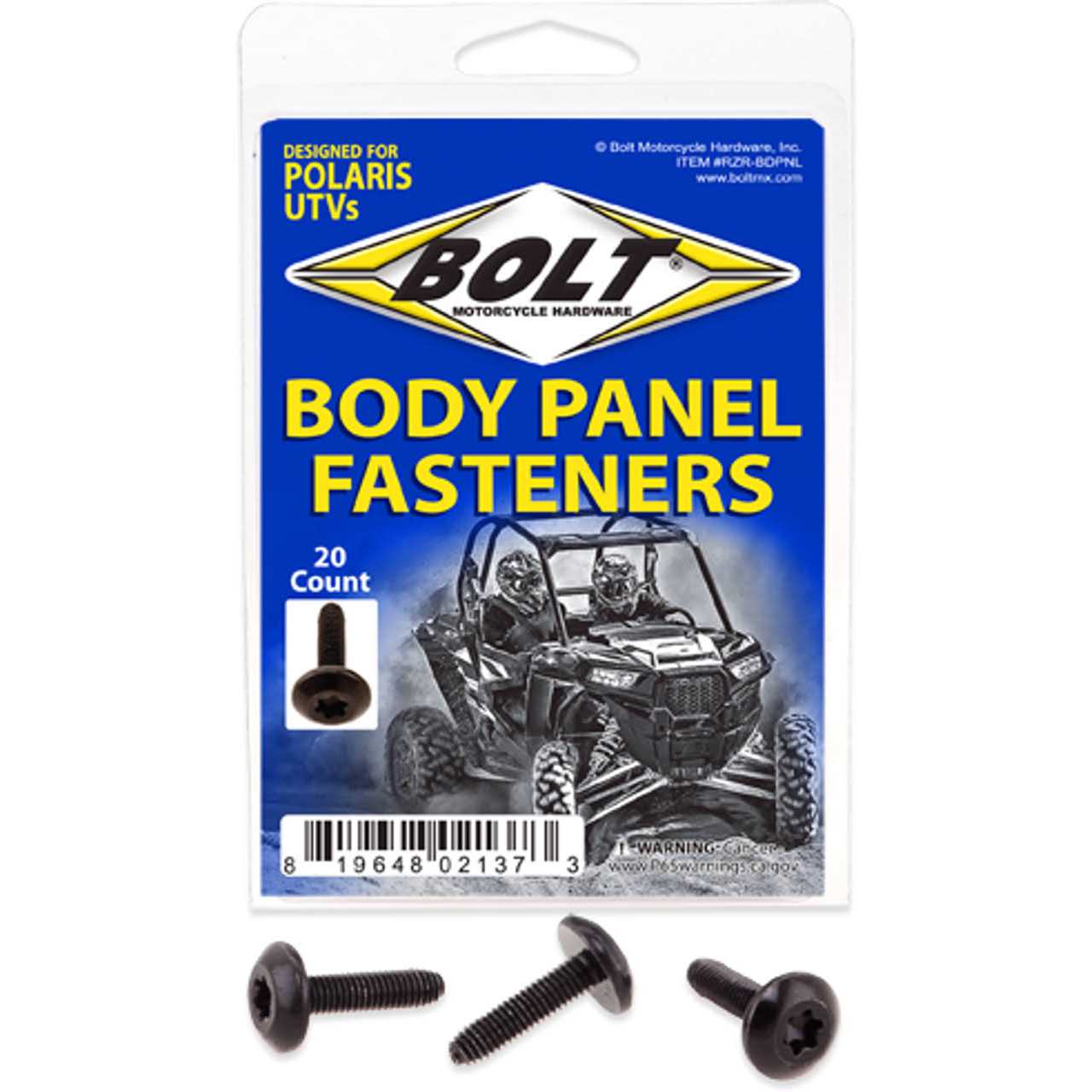 Bolt RZR Utv Body Panel Fasteners - Cheap Fitting