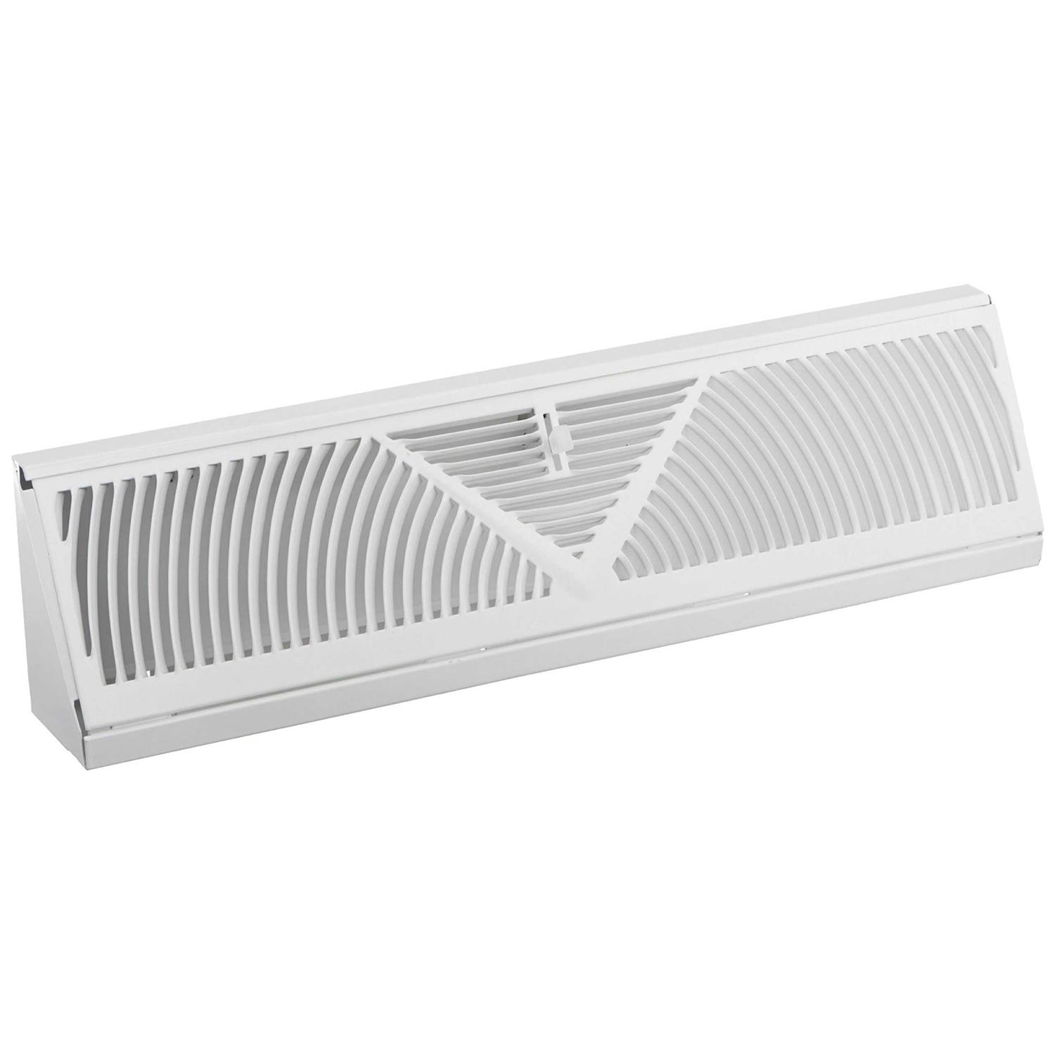 Prosource BB-18W Baseboard Register 18 in L - Cheap Fitting
