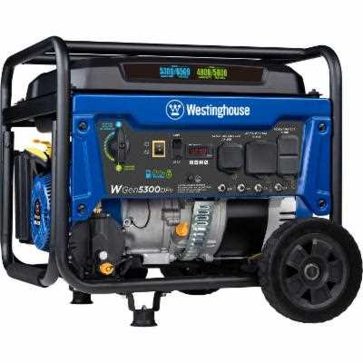 Westinghouse WGen5300DFv Dual Fuel Portable Generator with Volt Switch Selector - Cheap Fitting