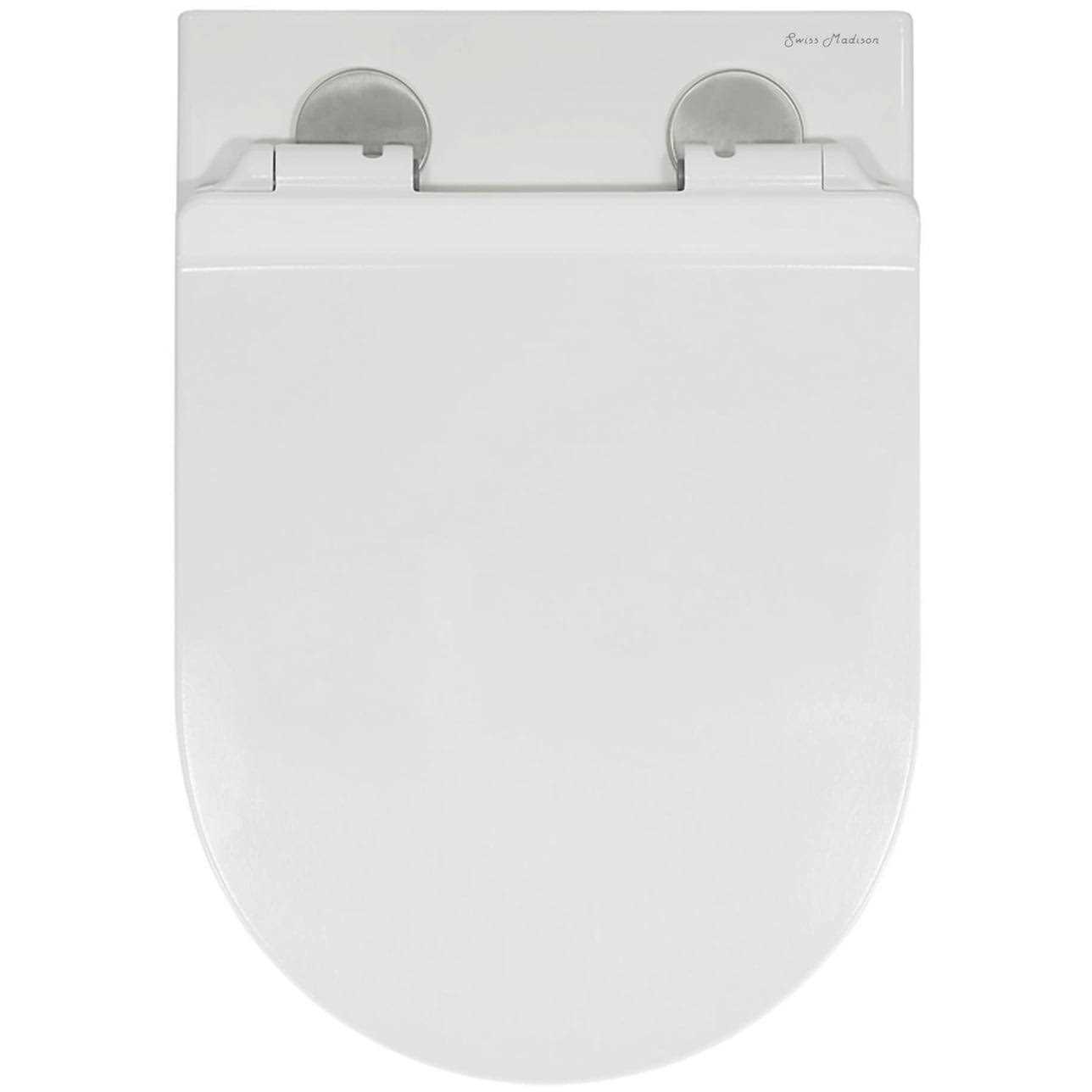 Swiss Madison Calice Wall-Hung Round Toilet Bowl - Cheap Fitting