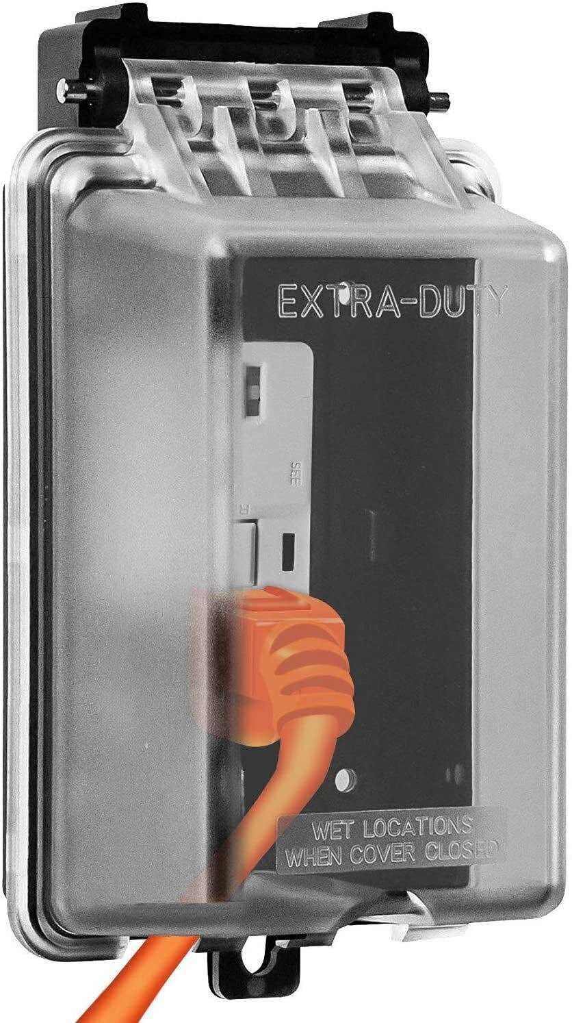 Enerlites Extra-Duty In-Use Weatherproof Outdoor Cover for Decorator/GFCI Receptacle - Cheap Fitting