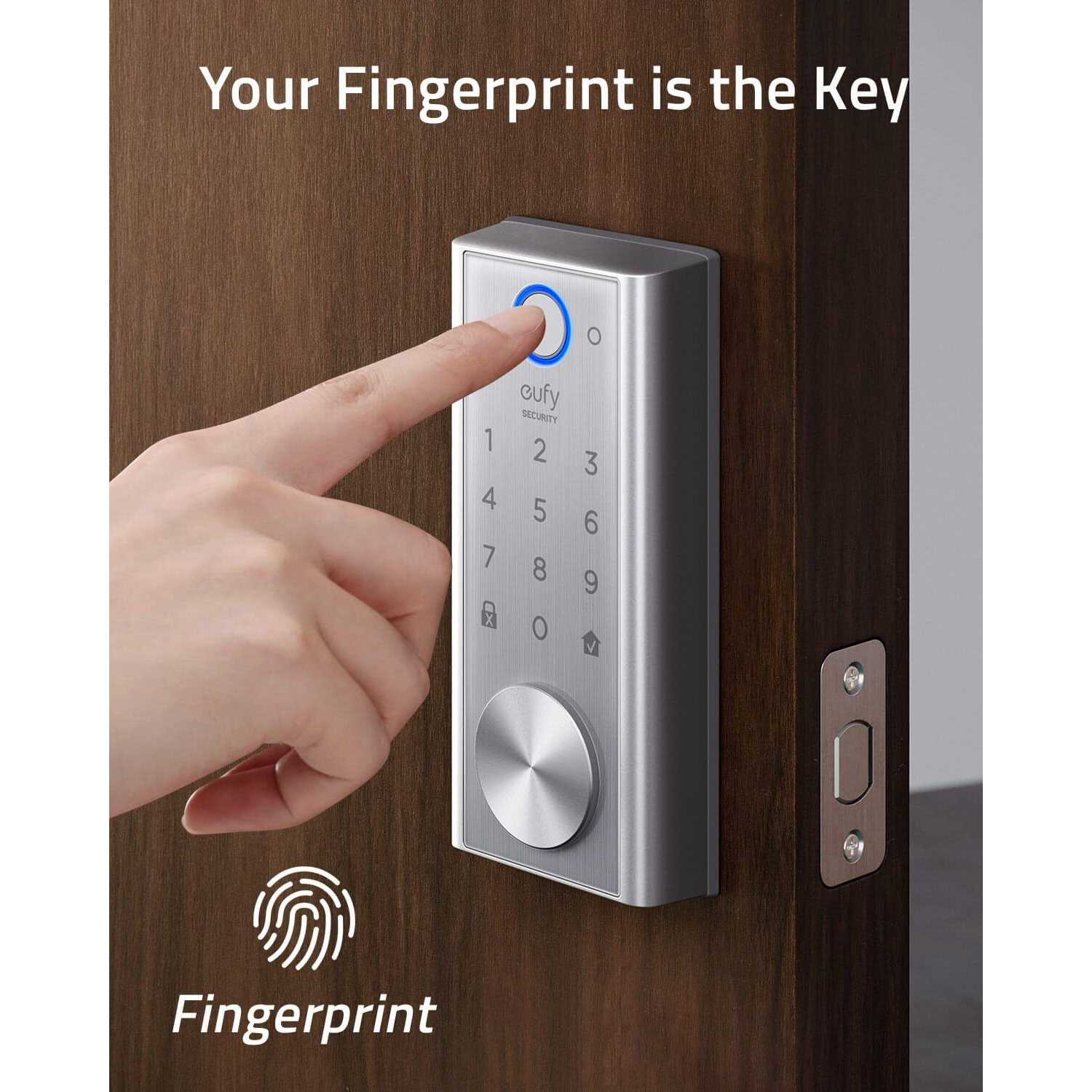Security S230 Smart Lock by eufy Touch & Wi-Fi Fingerprint Scan - Cheap Fitting