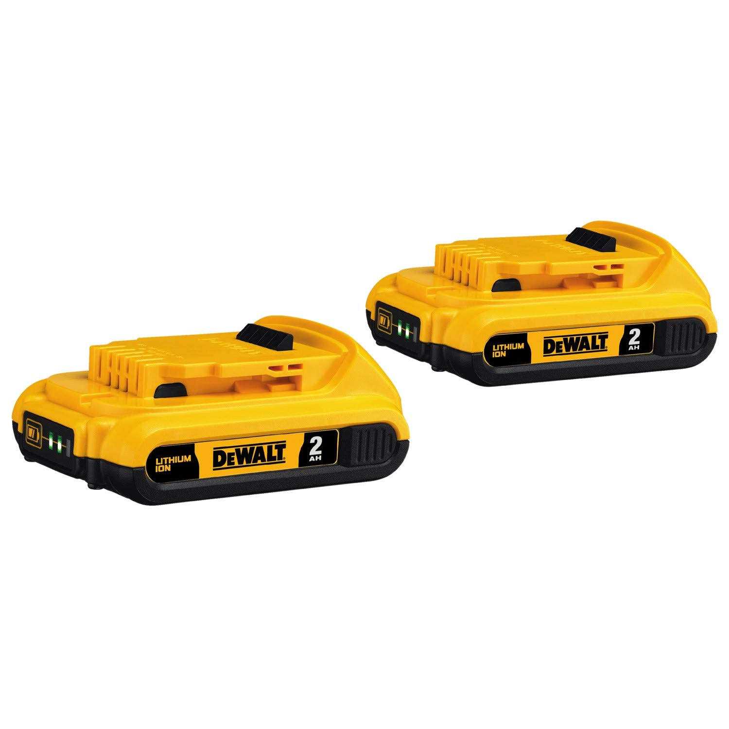DeWalt 20V MAX Lithium Ion Compact Battery DCB203-2 - Cheap Fitting