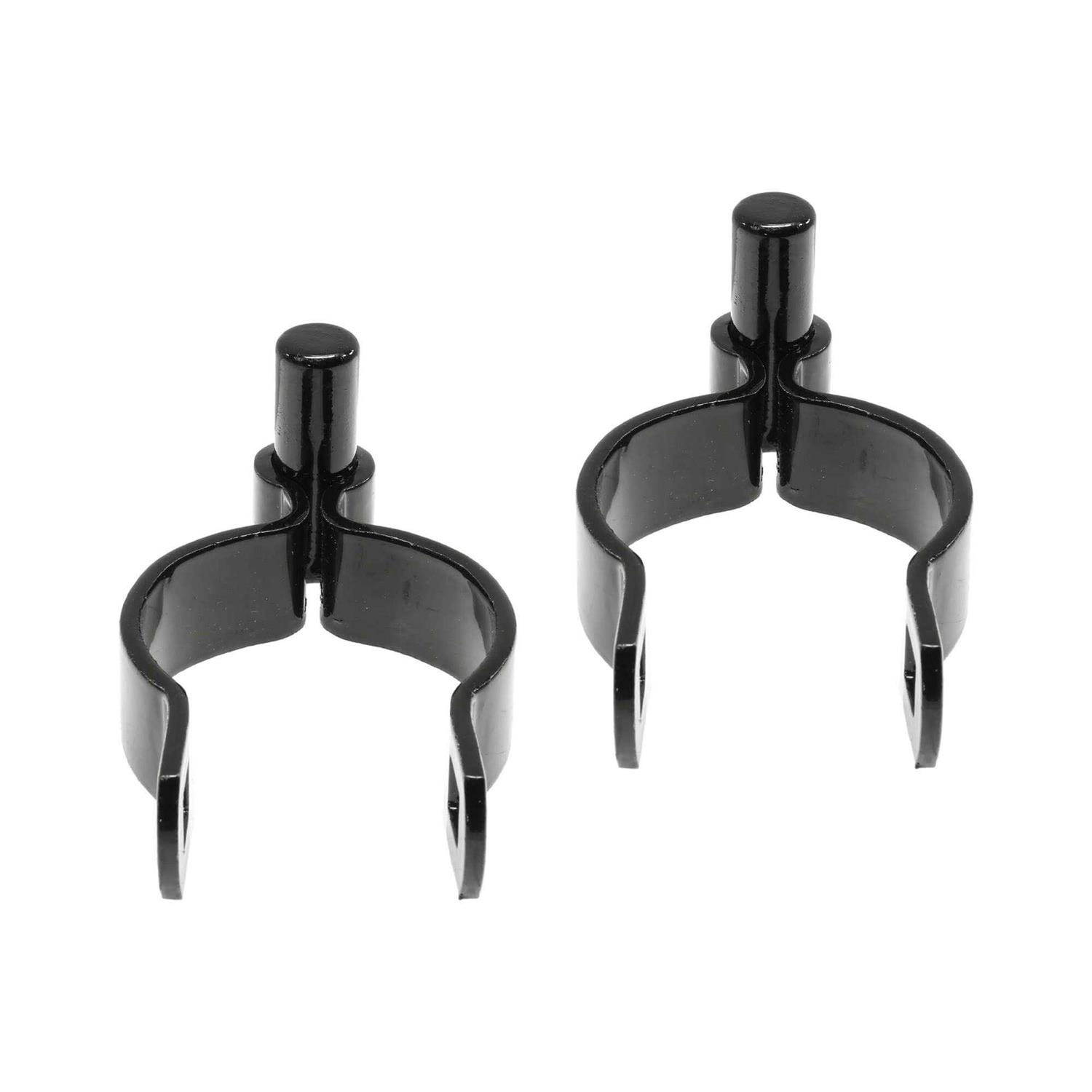 2 1/2 x 5/8 Black Male Gate Frame Hinges for Chain Link Fence Post - Cheap Fitting