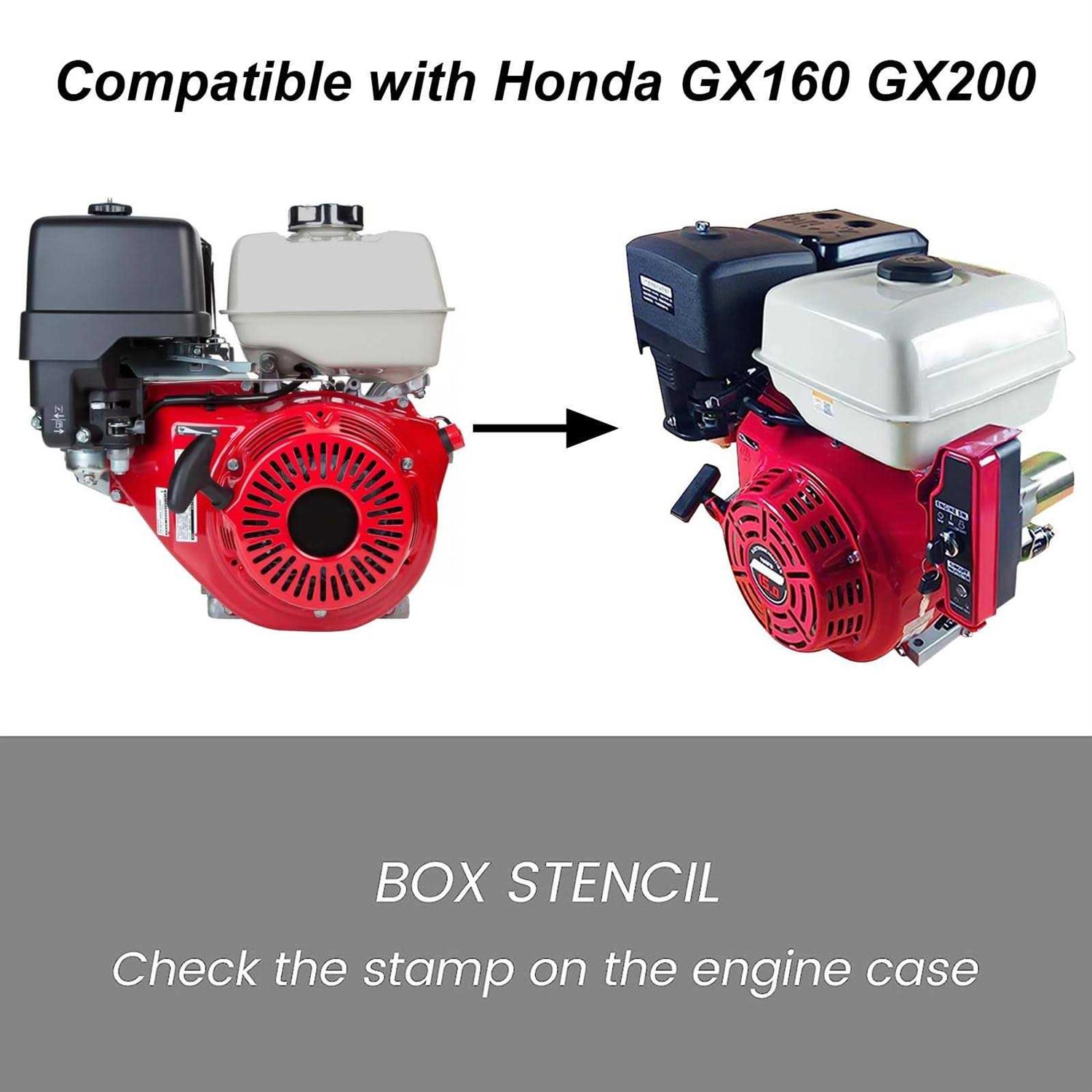 BSTOOL Electric Start Kit,Electric Starter Motor Kit Fit for GX160 GX200 5.5HP 6.5 Hp Engines -Starter Motor - Cheap Fitting