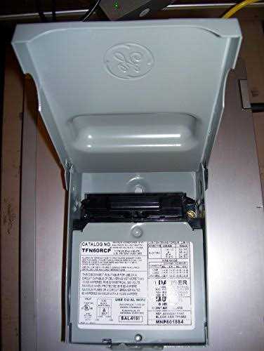 GE 60 amps Non-Fusible 2-Pole AC Disconnect TFN60RCP - Cheap Fitting