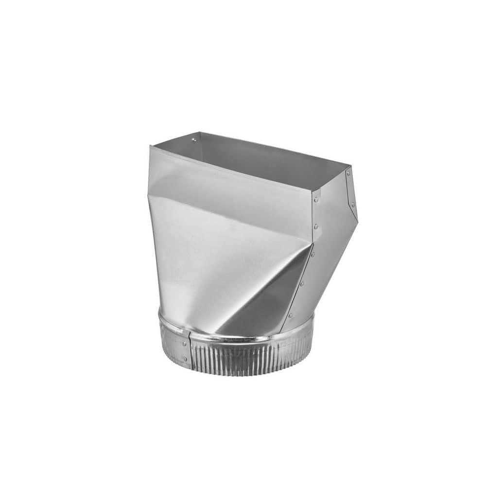 Master Flow 3-1/4 in. x 10 in. x 7 in. Hood Transition Fan Boot - Cheap Fitting